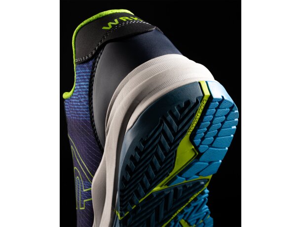 Zapato laboral Vitinja Roly S1PS ESD con puntera fibra vidrio Aguamarina detalle 2