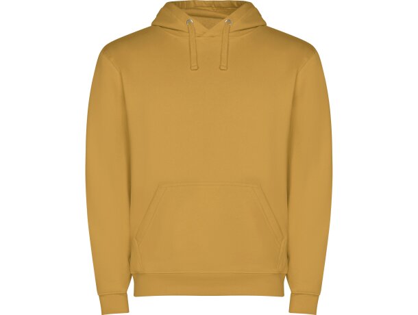 Sudadera con CAPUCHA Roly y dos bolsillos grandes amarillo curry