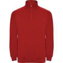 Sudadera con cremallera Roly Aneto cuello alto felpa