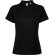 Polo Tormo Woman Roly de poliéster reciclado certificado GRS Negro detalle 9
