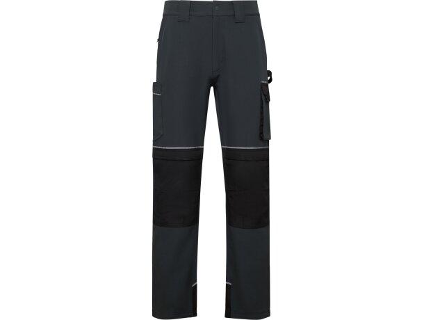 Pantalón trabajo Wall negro con rodilleras reforzadas Roly Plomo oscuro detalle 10