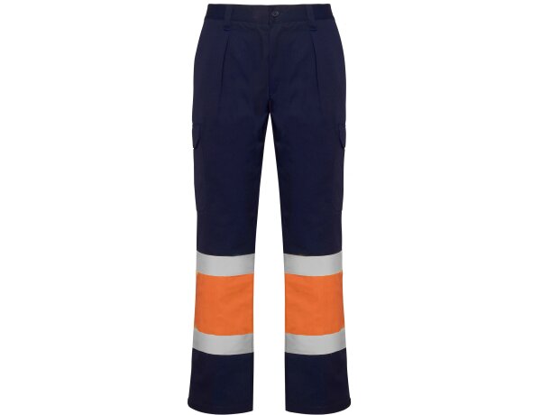 Pantalon invierno SOAN Roly de alta visibilidad marino/naranja fluor
