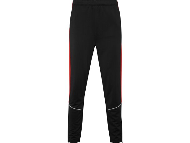 Chándal Evans Roly con cuello alto y laterales a contraste Negro/rojo detalle 22