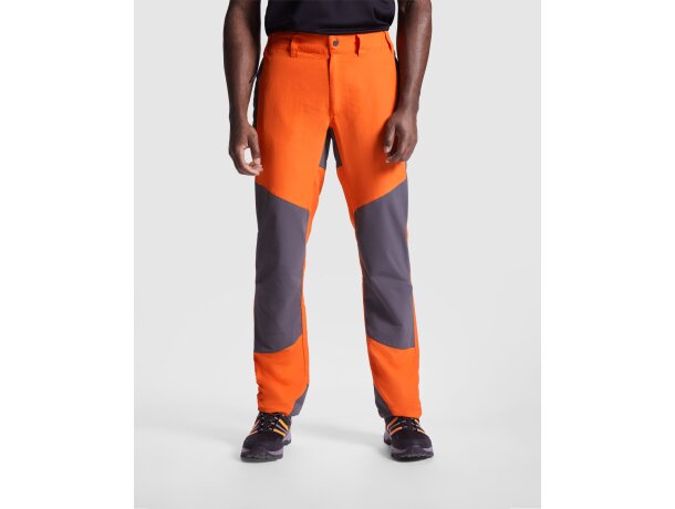 Pantalón trekking Bonati Roly poliamida con refuerzos elásticos Negro/plomo oscuro detalle 3