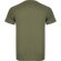 Camiseta técnica MONTECARLO manga corta unisex Roly 135 gr verde militar