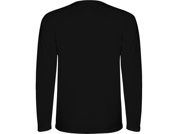 Camiseta técnica Roly MONTECARLO L/S negro