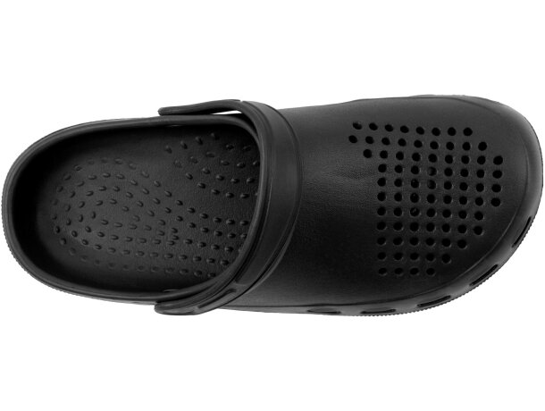 Zueco Eva Dan Roly con tira de sujeción ajustable Negro detalle 9