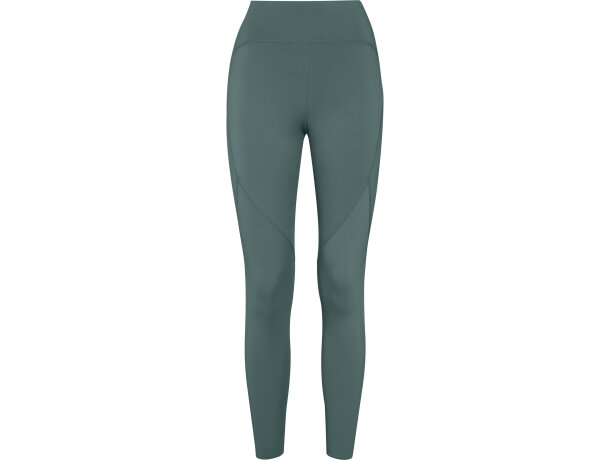 Leggings deportivos Norton de poliéster reciclado con cintura Verde laurel detalle 15