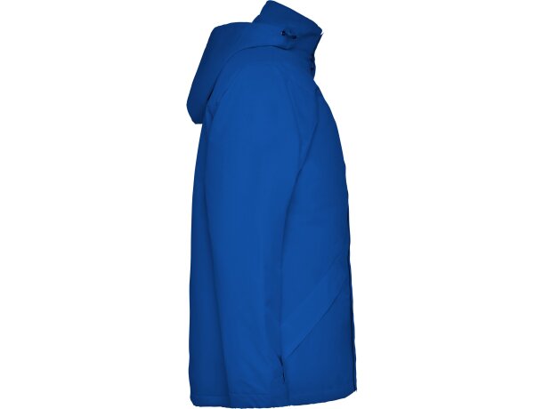Parka Europa acolchada impermeable Azul Royal detalle 12