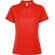 Polo Tormo Woman Roly de poliéster reciclado certificado GRS Rojo detalle 33