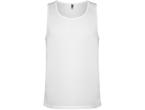 Camiseta tirantes INTERLAGOS Roly blanco