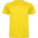 Camiseta técnica MONTECARLO manga corta unisex Roly 135 gr amarillo