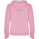 Sudadera URBAN WOMAN Roly con capucha rosa claro/gris vigore