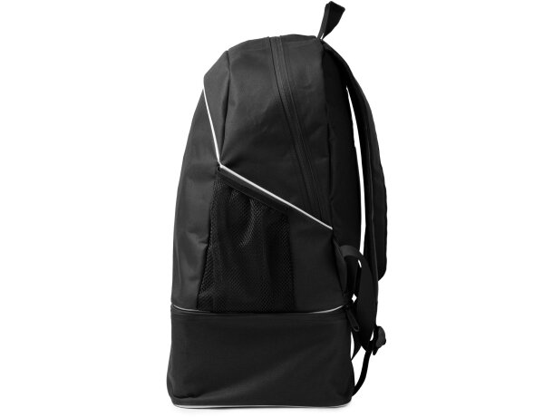 Mochila Grajo Roly 35L con bolsillo zapatero extraíble Negro detalle 7