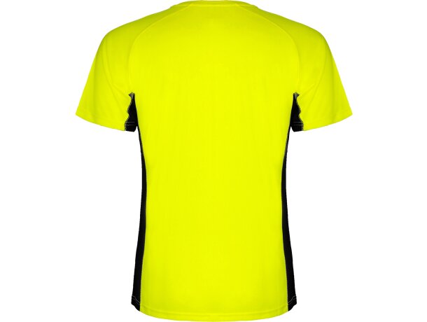 Camiseta SHANGHAI Roly amarillo fluor/negro