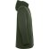 Parka acolchada Dome Roly negra con capucha extraíble unisex Verde humo detalle 12