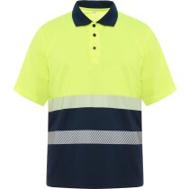 Polo Vega Roly marino amarillo cintas reflectantes