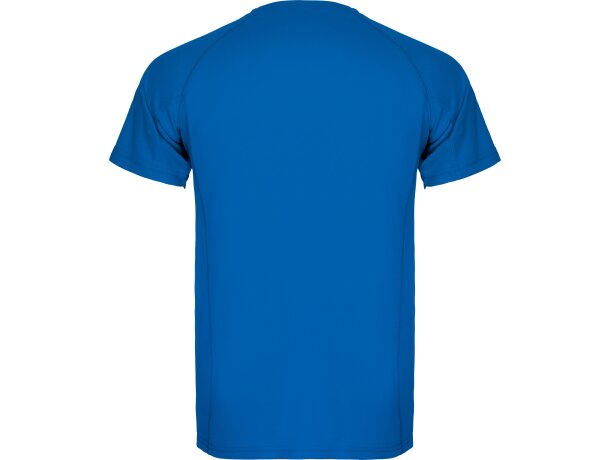 Camiseta técnica Montecarlo manga corta unisex Roly 135 gr detalle 1