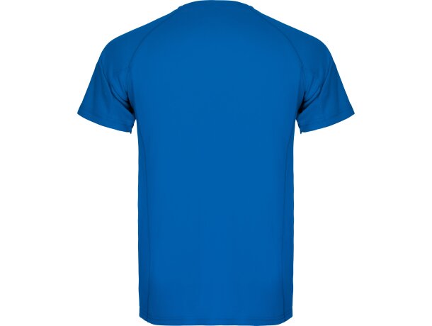 Camiseta técnica Montecarlo manga corta unisex Roly 135 gr detalle 1