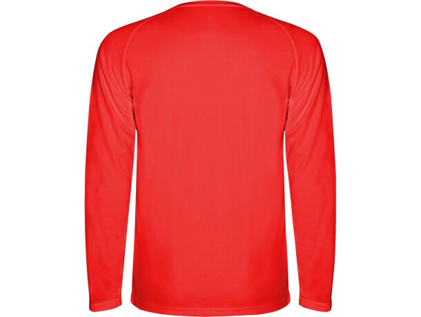 Camiseta técnica Roly MONTECARLO L/S rojo