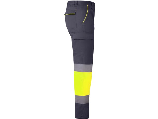 Pantalon invierno ENIX Roly de alta visibilidad plomo/amarillo fluor