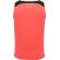 Camiseta MISANO Roly coral fluor/negro