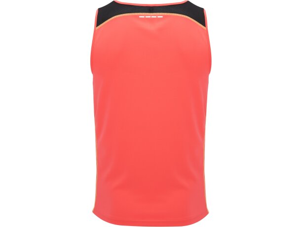 Camiseta MISANO Roly coral fluor/negro