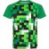 Camiseta técnica Ventor Roly poliéster interlock manga raglán Verde helecho detalle 13