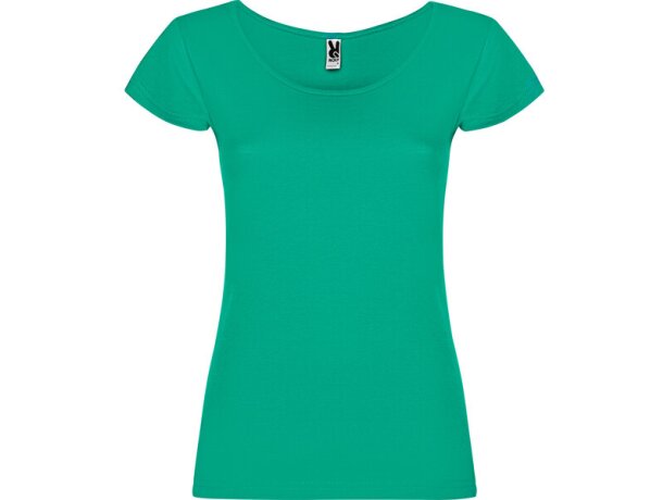 Camiseta Roly Guadalupe publicitaria algodón ajustada mujer detalle 3