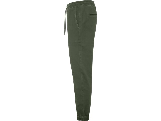 Pantalón jogger Flexar Roly con tejido stretch y puños ajustables Verde humo detalle 23