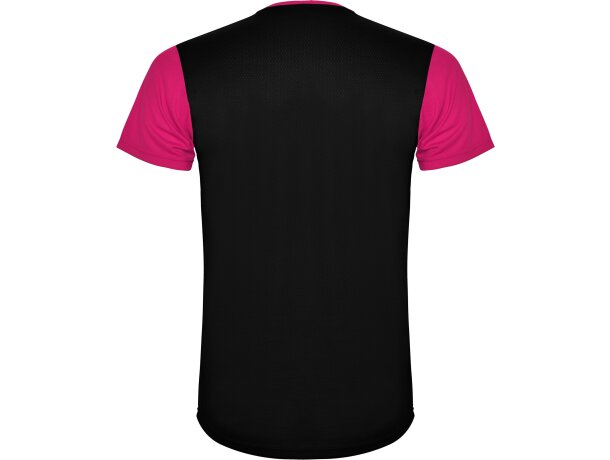 Camiseta DETROIT Roly fucsia/negro