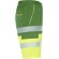 Bermuda Lada Roly alta visibilidad con bandas reflectantes Verde jardín/amarillo flúor detalle 11