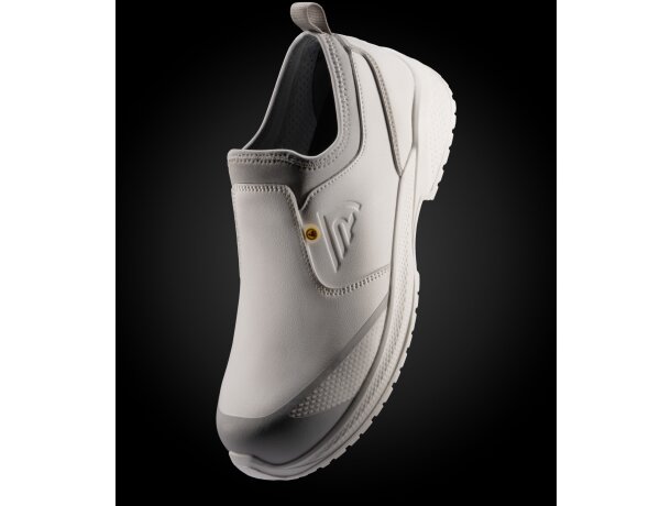 Zapato laboral Pearl Roly con puntera fibra de vidrio S2 Blanco detalle 3