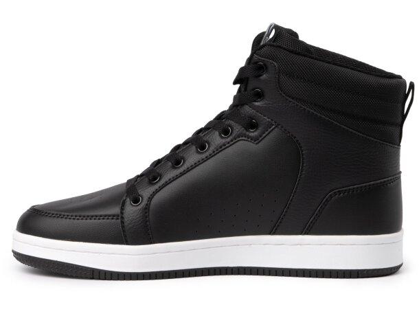 Zapatilla Space blanca Roly con plantilla foamizada confort Negro detalle 15