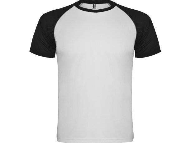 Camiseta INDIANAPOLIS Roly blanco/negro