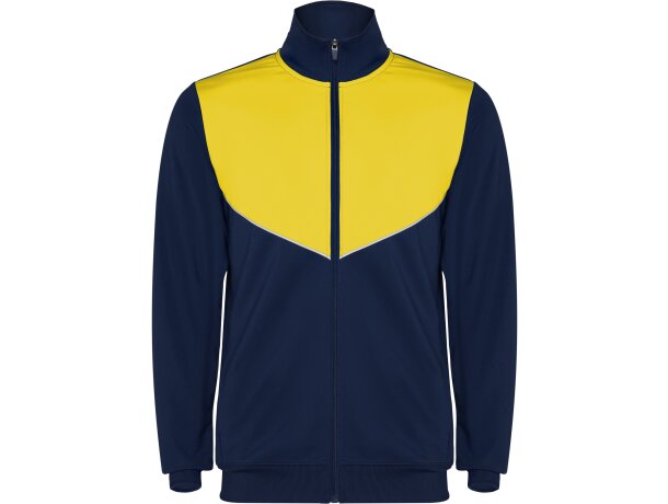 Chándal Evans Roly con cuello alto y laterales a contraste Marino/amarillo detalle 37