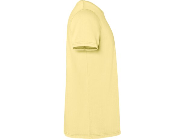 Camiseta Corgi Roly de algodón peinado 180 g para hombre Amarillo sweet lavado detalle 8