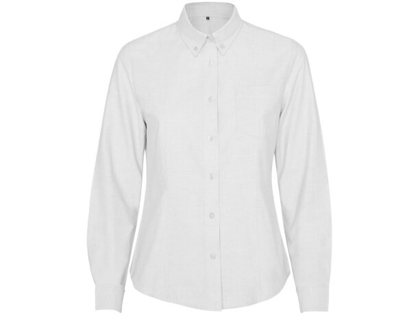 Camisa OXFORD WOMAN Roly blanco