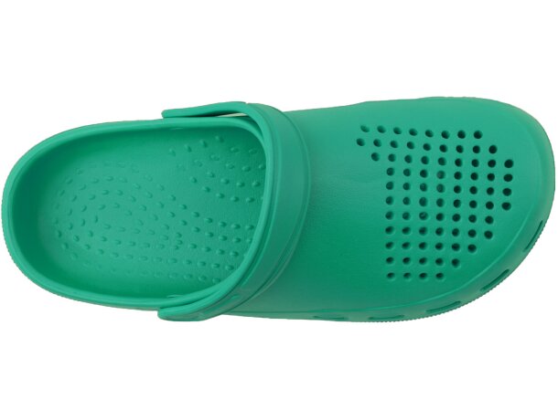 Zueco Eva Dan Roly con tira de sujeción ajustable Verde lab detalle 13