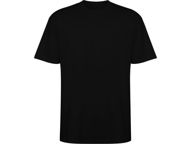 Camiseta oversize Bull de algodón pesado Roly Negro detalle 9