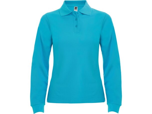 Polo Roly ESTRELLA Woman L/S turquesa