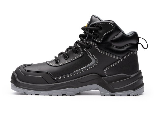 Zapato laboral Iron Roly con puntera de fibra de vidrio S3S Negro/plomo detalle 5