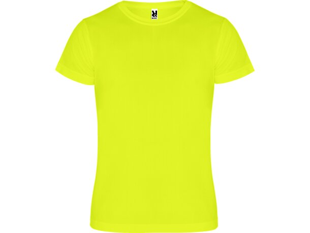 Camiseta CAMIMERA Roly amarillo fluor