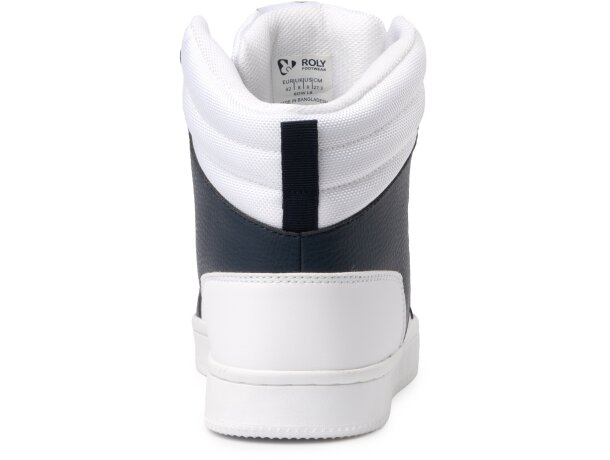 Zapatilla Space blanca Roly con plantilla foamizada confort Blanco/marino detalle 12