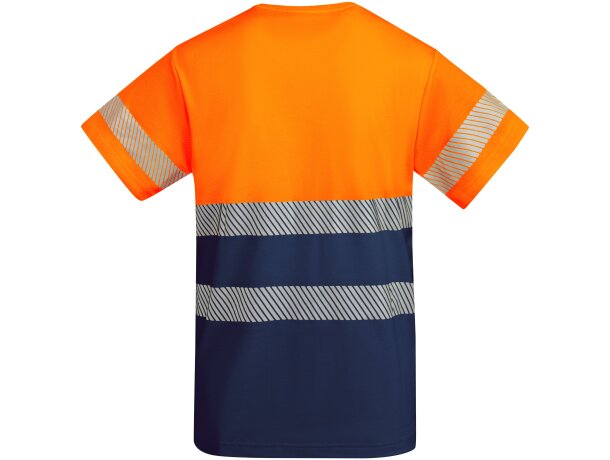 Camiseta TAURI Roly de alta visibilidad marino/naranja fluor