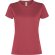 Camiseta técnica transpirable Slam Woman Roly de poliéster Rojo baya detalle 13