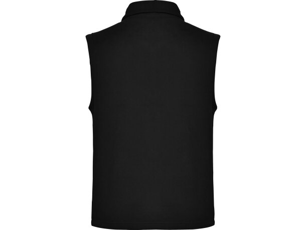 Chaleco New Bellagio Roly de poliéster con cremallera frontal Negro detalle 12