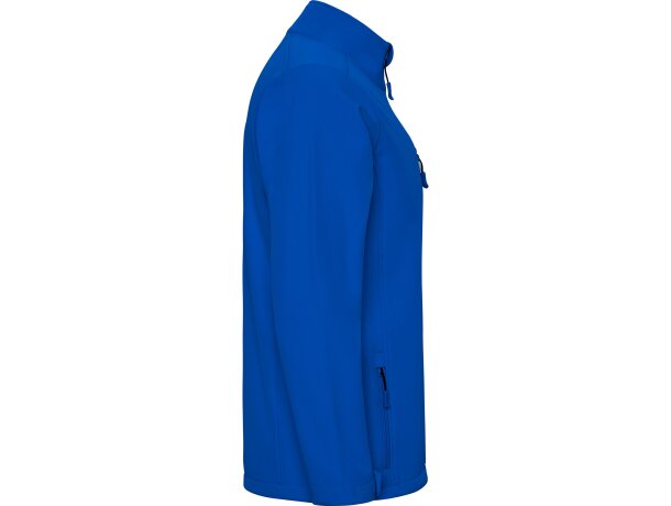 Softshell Nebraska Compuesto De 2 Capas Azul Royal detalle 13