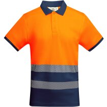 Polo personalizado alta visibilidad con bandas