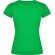 Camiseta de mujer VICTORIA con cuello V Roly verde tropical